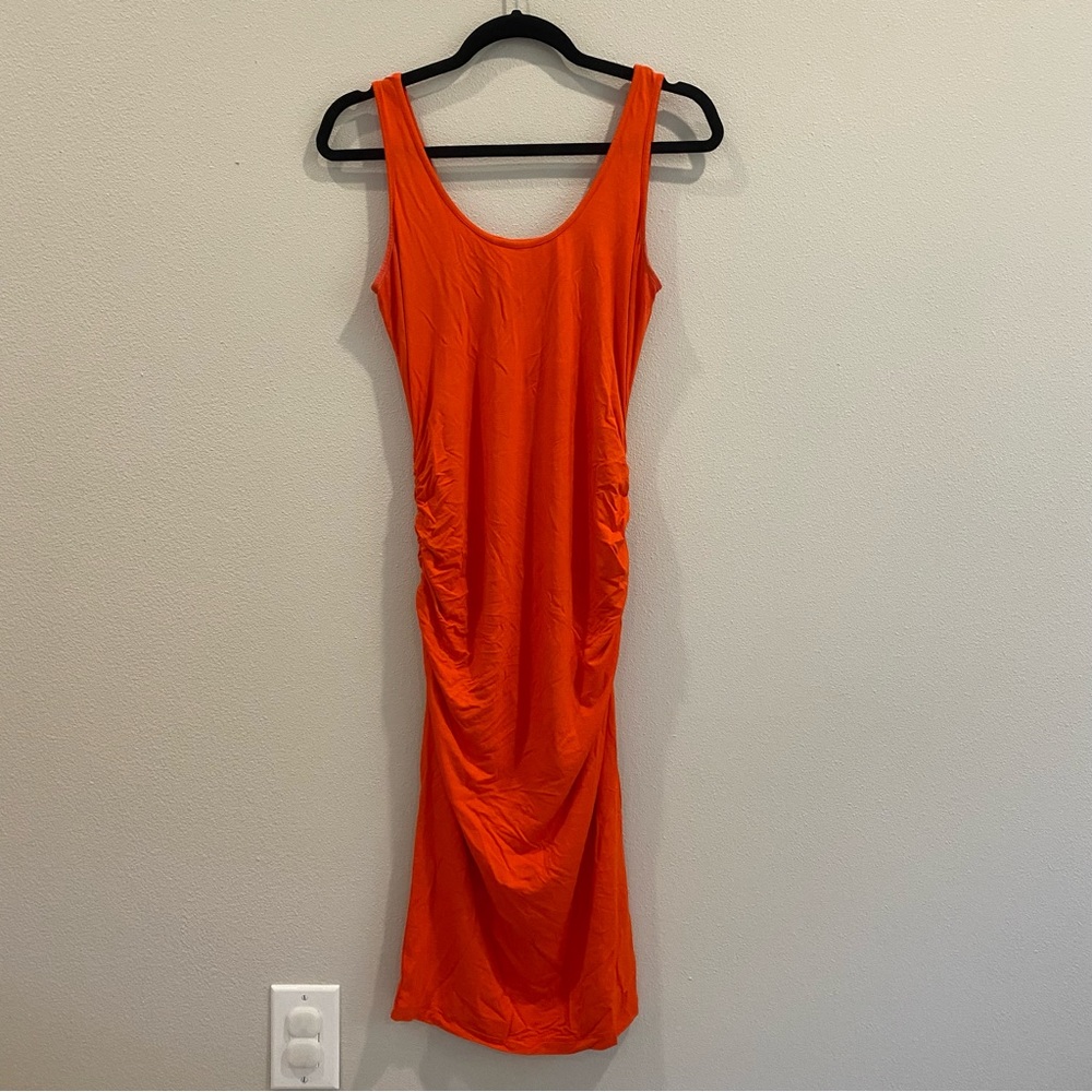 Maternity bodycon tank top dress